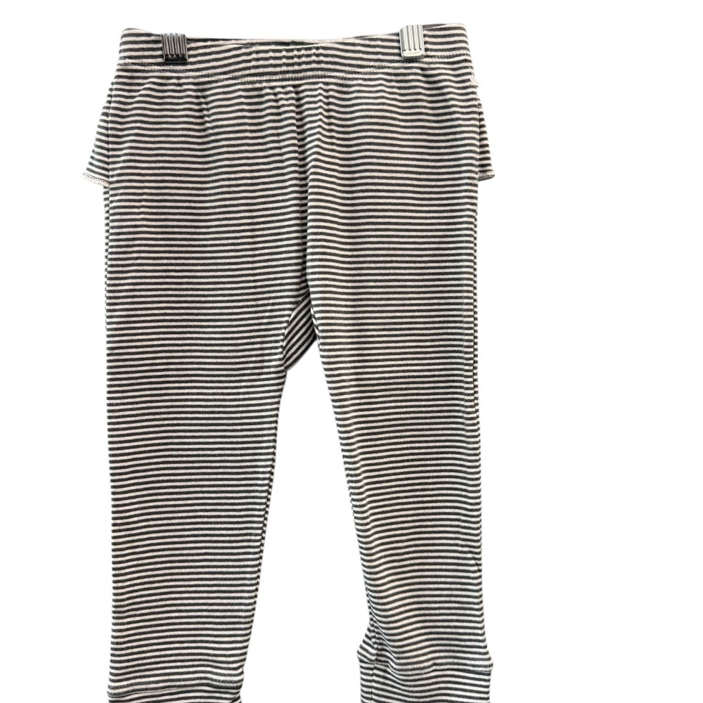 TEA COLLECTION Striped Gray Kids Leggings